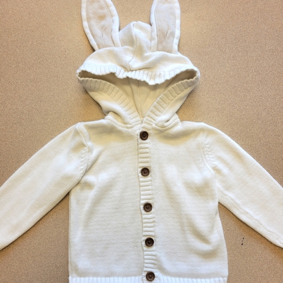 Gymboree Other - Gymboree Button Up Cardigan with Bunny Ears